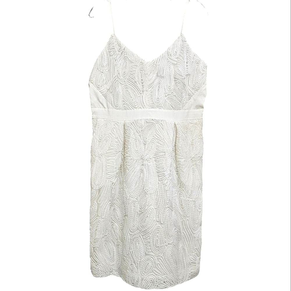 Vince Camuto Swirls of Cords/Tulle Bridal Short Special Occasion Dress